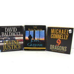 Audiobooks on CDs Lot of 3 Books Multiple Titles and Authors Read Description